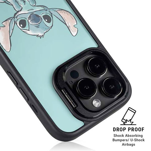 Disney Lilo and Stitch Ohana iPhone 15 Pro Kickstand Case
